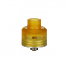 Authentic Arctic Dolphin Crea 22mm RDA Rebuildable Dripping Atomizer w/BF Pin - Yellow