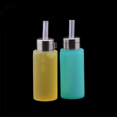 Replacement Arctic Dolphin Squonk Bottle Silicone Bottle Round Exhaust 7ml 1pc - Yellow
