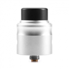 Nudge Style 24mm RDA Rebuildable Dripping Atomizer w/ BF Pin 1:1 - Silver