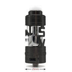 ULTON VG V5M 25mm RTA Style Rebuildable Tank Atomizer 8ml - Black