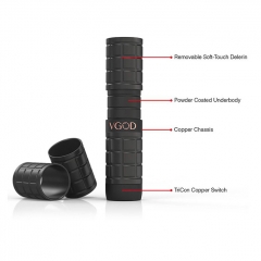 Authentic VGOD PRO Mech 2 Hybrid Mechanical Mod + Elite RDA Kit - Black