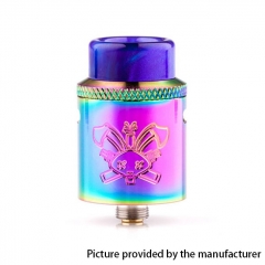 Authentic Hellvape Dead Rabbit SQ 22mm RDA Rebuildable Dripping Atomizer w/ BF Pin - Rainbow