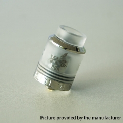 VLS Style 25mm RDA Rebuildable Dripping Atomizer w/ BF Pin - White