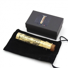 Tower Mods Desolator Z Style 18650 Hybrid Mechanical Mod 25mm + Axis Style RDA Kit - Gold