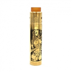 Tower Mods Desolator Z Style 18650 Hybrid Mechanical Mod 25mm + Axis Style RDA Kit - Gold