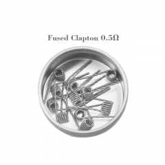 Vapor Storm Pre-Made 316SS Fused Clapton Coils (28GAx2+32GA) 0.5ohm (10pcs)