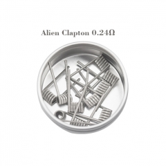 Vapor Storm Pre-Made 316SS Alien Clapton Coils (0.3x0.8FLAT+32GA) 0.24ohm (10pcs)