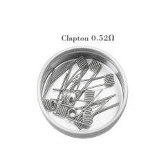 Vapor Storm Pre-Made 316SS Clapton Coils (26GA+30GA) 0.52ohm (10pcs)