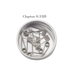 Vapor Storm Pre-Made 316SS Clapton Coils (24GA+30GA) 0.33ohm (10pcs)