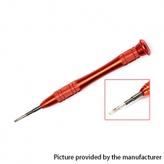 Slotted Screwdriver for E-Cigarette Atomizers Mods - Red