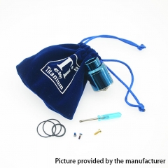 GOON Ti Style 24mm RDA Rebuildable Dripping Atomizer w/ BF Pin - Blue