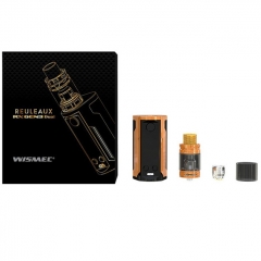 Authentic Wismec Reuleaux RX GEN3 Dual 230W TC VW Box Mod + GNOME King Tank w/GNOME King Tank 5.8ml Kit - Gloss Purple Brown
