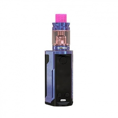 Authentic Wismec Reuleaux RX GEN3 Dual 230W TC VW Box Mod + GNOME King Tank w/GNOME King Tank 5.8ml Kit - Gloss Purple Blue