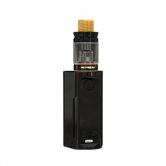 Authentic Wismec Reuleaux RX GEN3 Dual 230W TC VW Box Mod + GNOME King Tank w/GNOME King Tank 5.8ml Kit - Gloss Black