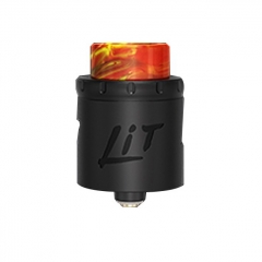 Authentic Vandy Vape Lit 24mm RDA Rebuildable Dripping Atomizer w/ BF Pin - Black