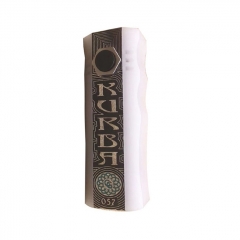 Kurba Style 18650 Hybrid Mechanical POM Box Mod - White