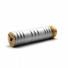 ULTON KMKAMO Style 18650 23mm Hybrid Mechanical Mod w/Extra 22mm/24mm Hybrid Connector - Silver