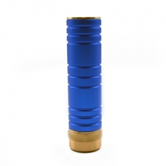 ULTON KMKAMO Style 18650 23mm Hybrid Mechanical Mod w/Extra 22mm/24mm Hybrid Connector - Blue