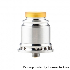 Authentic Hellvape Anglo 24mm 316SS RDA Rebuildable Dripping Atomizer - Silver