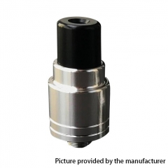 Magneto Style 316SS 16mm RDA Rebuildable Dripping Atomzier w/ BF Pin + Spare Top Caps - Silver