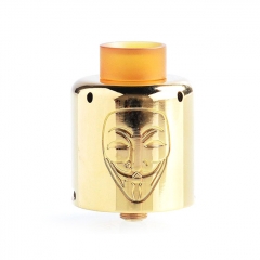 Authentic Timesvape Mask 30mm RDA Rebuildable Dripping Atomizer w/ BF Pin - Brass