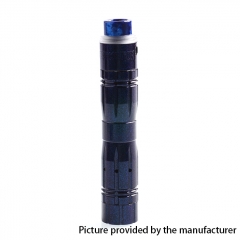 Aftermath V2 24mm Style Mechanical Mod + Redemption Style RDA Kit - Blue