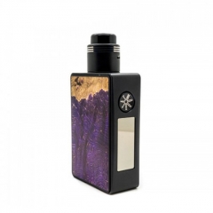 Authentic Asmodus Spruzza 80W TC VW Variable Wattage Squonk Box Mod + Fonte RDA + 6ml Bottle Kit - Purple