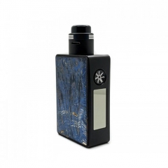 Authentic Asmodus Spruzza 80W TC VW Variable Wattage Squonk Box Mod + Fonte RDA + 6ml Bottle Kit - Blue