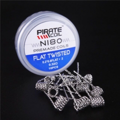 Pirate Ni80 Flat Twisted Prebulit Coil Wire 0.2*0.8 Flat *2 / 0.32ohm (10-Pack)