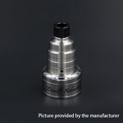 Duetto Reborn Style 22mm RDA Rebuildable Dripping Atomizer w/ BF Pin - Silver