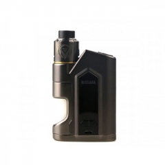 Authentic Nikola Niagara 200W VW Variable Wattage Squonk Box Mod + RDA Kit +6ml Bottle - Gun Metal