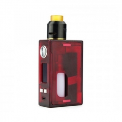  Authentic Nikola Niagara PEI 100W VW Variable Wattage Squonk Box Mod + RDA Kit +6ml Bottle - Red