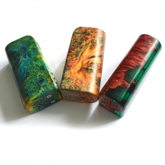 Authentic Yiloong Fog Box 75W DNA75C 3000mAh TC VW Variable Wattage Stabilized Wood Box Mod - Random Color