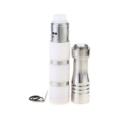 SOB V2 Style 18650 Hybrid Mechanical Mod + Extra 18650 Sleeve Kit - White