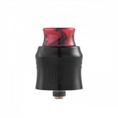 Recurve Style 24mm RDA Rebuildable Dripping Atomizer w/ BF Pin - Black