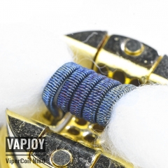 Authentic Vapjoy Pre-Made Ni80 Viper Coils  (0.32ohm) + Japanese Organic Cotton