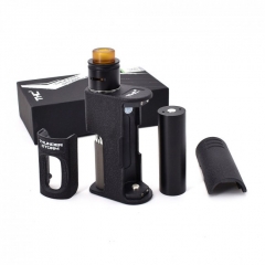 Authentic THC Thunderhead Creation Storm BF Squonker 18650/20700/21700 w/8ml Bottle Kit - Black