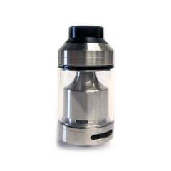 The Sherman Style 25mm RTA Rebuildable Tank Atomizer 3ml - Silver