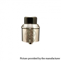 Vital Style 24mm RDA Rebuildable Dripping Atomizer w/ BF Pin - Silver