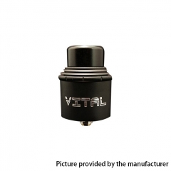 Vital Style 24mm RDA Rebuildable Dripping Atomizer w/ BF Pin - Black