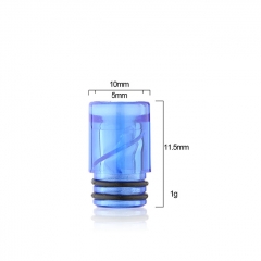 Replacement 510 Arcylic Drip Tip 10mm (6pcs) - Random Color