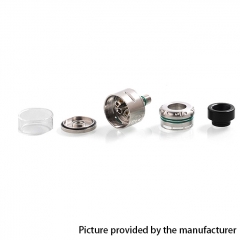 Authentic Asmodus Nefarius 25mm TF / BF RDTA Rebuildable Dripping Tank Atomizer w/ BF Pin 4ml - Silver