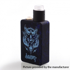 Authentic MFT Dark Flow Squonk Mechanical Box Mod + RDA Kit - Black Orange