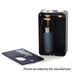 Authentic MFT Dark Flow Squonk Mechanical Box Mod + RDA Kit - Black Orange