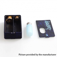 Authentic MFT Dark Flow Squonk Mechanical Box Mod + RDA Kit - Black Orange