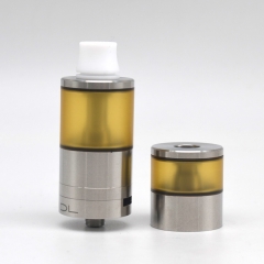 Lysen Vazzling Dvarw V2 Style 24mm DL RTA Atomizer w/Nano Tank - Silver