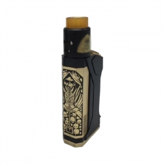 Doomsday Style 18650 Mechanical Mod w/Atomizer Kit - Black