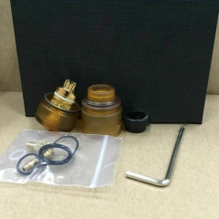 Dot Style 24mm RDTA Rebuildable Dripping Tank Atomizer 3.0ML w/ BF Pin - Yellow