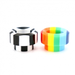 Authentic Clrane Resin 810 Drip Tip 17.6mm (1pc) - Rainbow