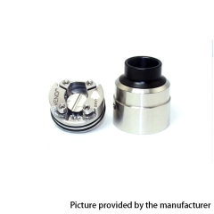 SXK Venom Atty 316SS Style RDA Rebuildable Dripping Atomizer w/BF Pin - Silver